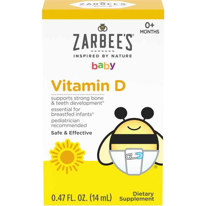 Zarbee's Naturals Baby Vitamin D Supplement, 0.47 Fl Oz by Pasteur Pharmacy