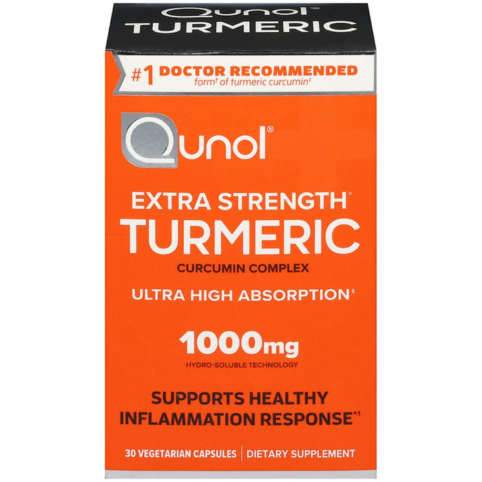 Qunol Turmeric, Extra Strength, 1000 Mg, Vegetarian Capsules by Pasteur Pharmacy