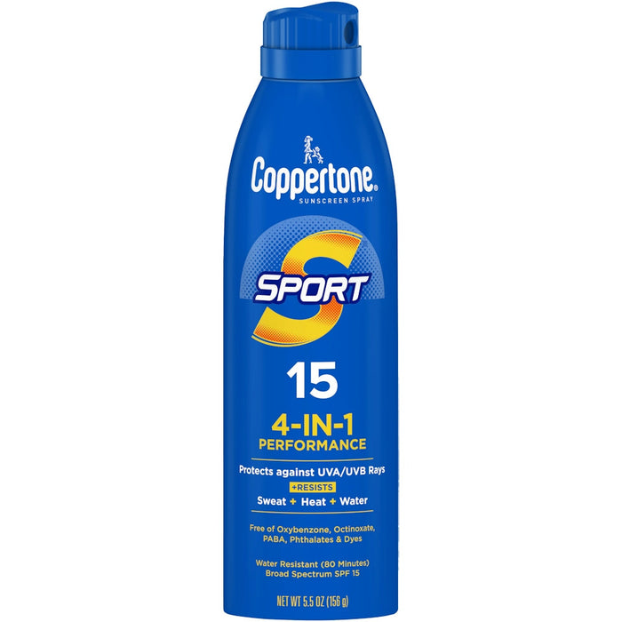 Coppertone Sport C Spray Spf15 5.5oz (new Upc) Aero by Pasteur Pharmacy