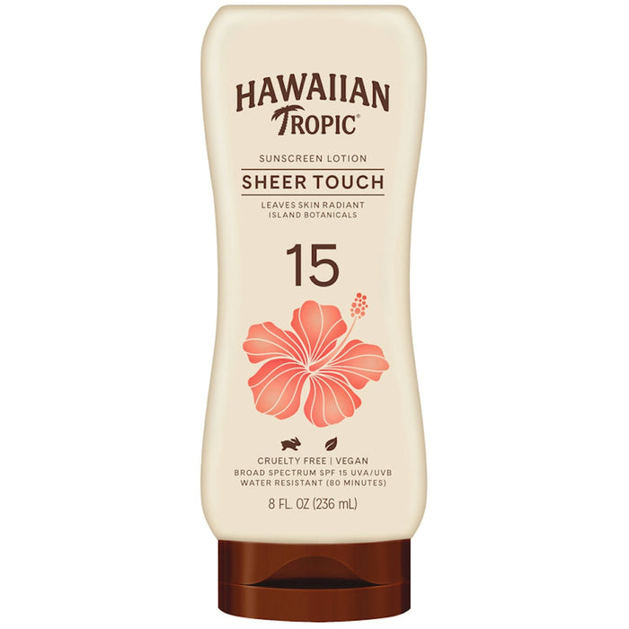 Hawaiian Tropic Sheer Touch Sunscreen Broad Spectrum SPF 15 - 8 oz by Pasteur Pharmacy
