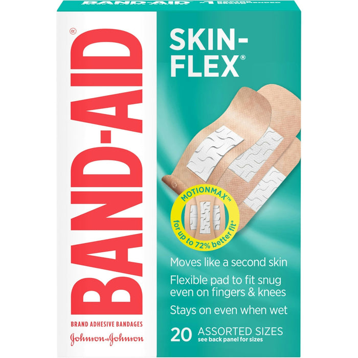 Band-Aid Brand Skin-Flex Adhesive Bandages – 20 Count (Assorted) by Pasteur Pharmacy