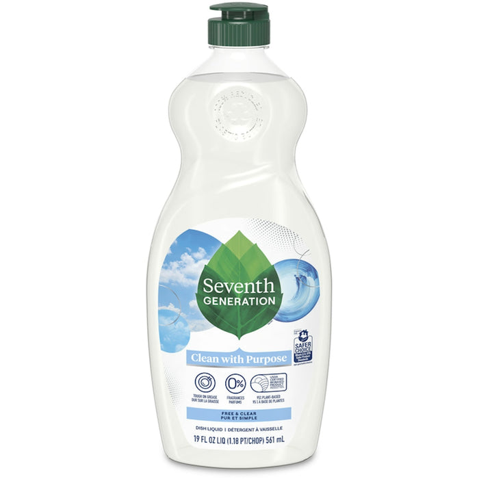 Seventh Generation Dish Liquid Soap - Free & Clear - 19 Fl Oz by Pasteur Pharmacy