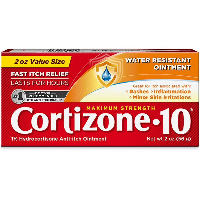 Cortizone-10 Anti Itch Ointment, Maximum Strength 1 Oz by Pasteur Pharmacy