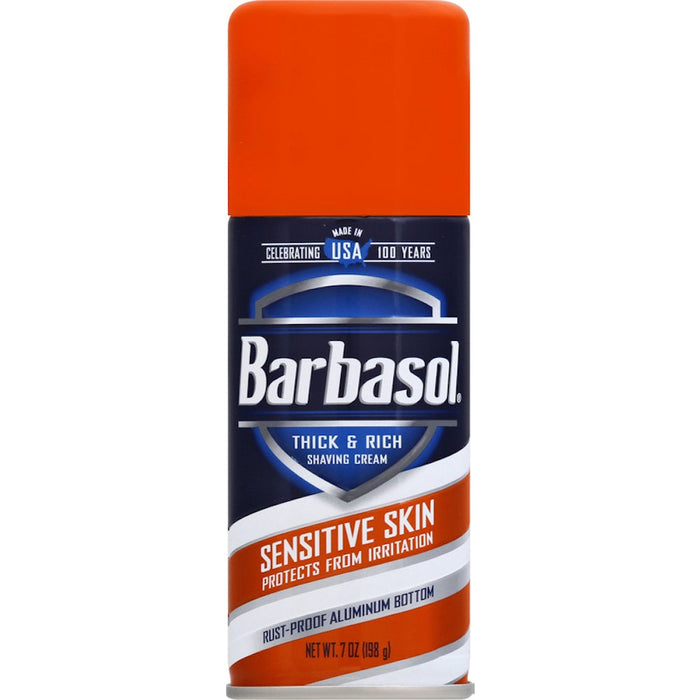 Barbasol Sensitive Skin Thick & Rich Shaving Cream, 7 Oz, 7 Ounce by Pasteur Pharmacy