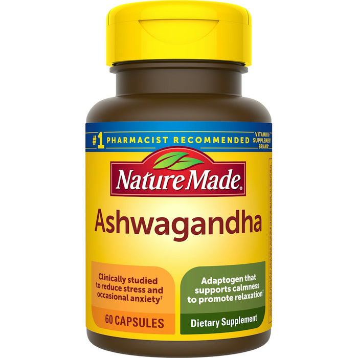 NM Ashwagandha Cp 60 by Pasteur Pharmacy