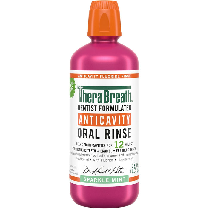 TheraBreath Healthy Smile Sparkle Mint Oral Rinse, 16 Fl Oz by Pasteur Pharmacy
