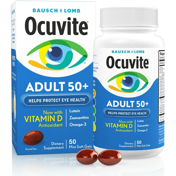 Ocuvite Bausch & Lomb Adult 50+ (90 Soft Gels) by Pasteur Pharmacy