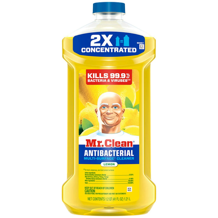Mr. Clean Antibacterial Lemon Multi Surface Cleaner 41 Fl Oz by Pasteur Pharmacy
