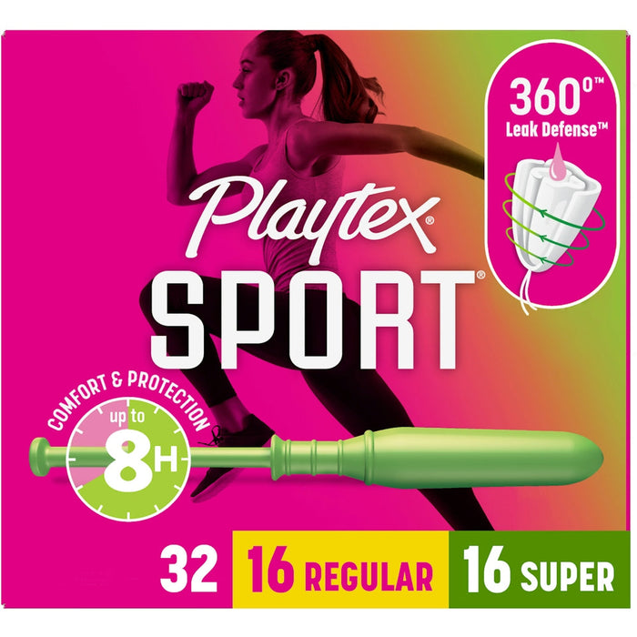 Playtex Sport Tampons, Super and Regular Multi-Pack - 32 ct by Pasteur Pharmacy