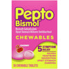 Pepto Bismol Upset Stomach Reliever/Antidiarrheal, Chewable Tablets, Cherry