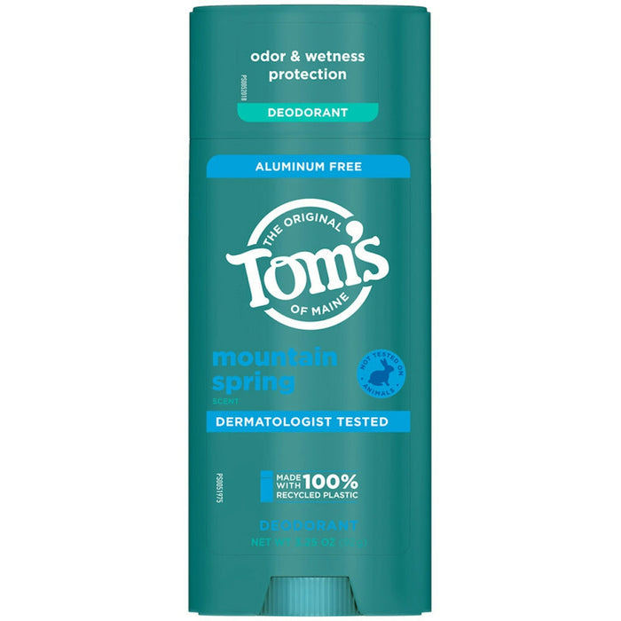 Tom's of Maine Deodorant, Mountain Spring Scent, Aluminum Free by Pasteur Pharmacy