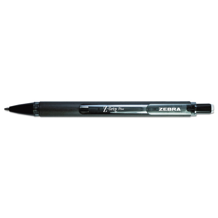 Zebra Z-Grip Plus Mechanical Pencil, 0.7 mm, HB (#2.5), Black Lead, Assorted Barrel Colors, Dozen