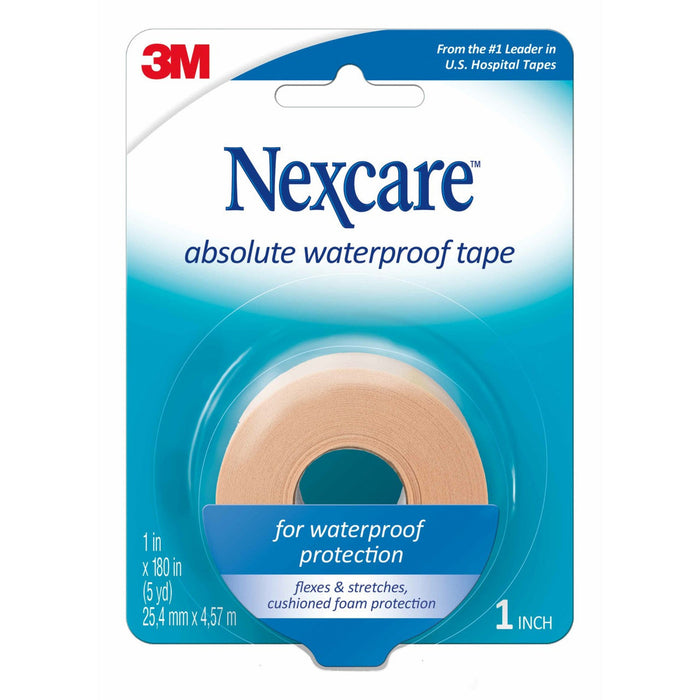 Nexcare Hospital Tape, Cushions, Absolute Waterproof, 1 Inch by Pasteur Pharmacy