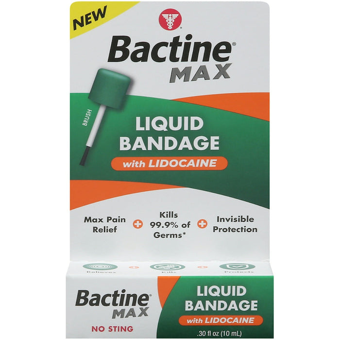 Bactine Max Liquid Bandage With Lidocaine, .30 Fl Oz by Pasteur Pharmacy