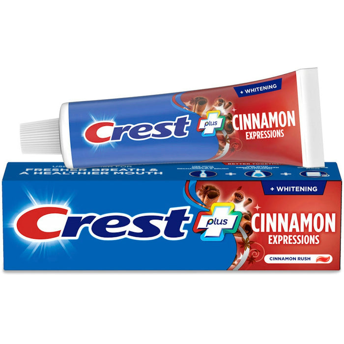Crest Complete Plus Cinnamon Expressions Teeth Whitening Toothpaste 5.4 Oz by Pasteur Pharmacy