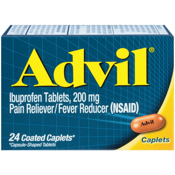 Advil® Coated Caplets – Pain Reliever & Fever Reducer (Ibuprofen 200 mg) by Pasteur Pharmacy