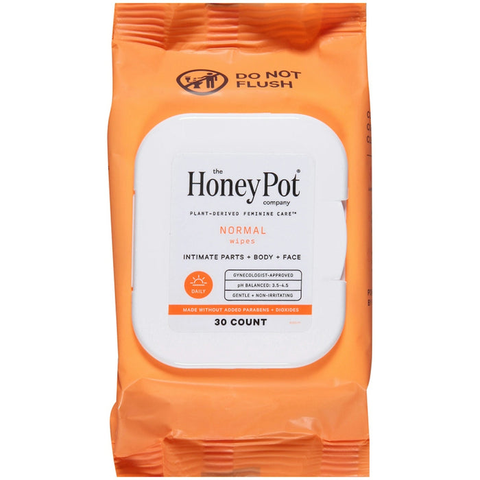 The Honey Pot Feminine Wipes Normal 30 Ct by Pasteur Pharmacy