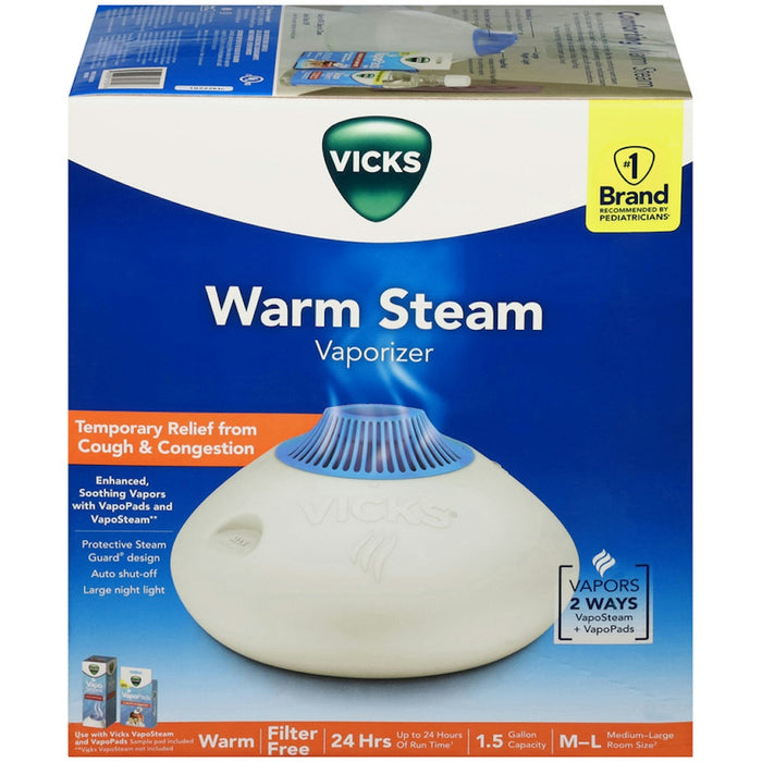 Vicks Warm Steam Vaporizer For Small/Medium Room Size by Pasteur Pharmacy