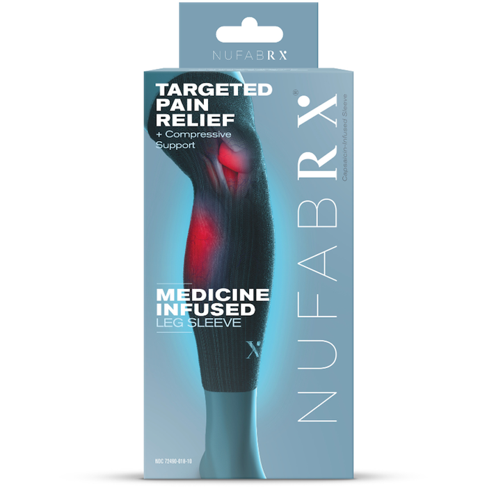 Nufabrx Capsaicin Infused Compression Lower Leg Sleeve by Pasteur Pharmacy