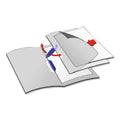 Durable Swingclip Clear Report Cover, Swing Clip, 8.5 x 11, Black Clip, 25/Box