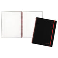 Black n' Red Flexible Cover Twinwire Notebook, SCRIBZEE Compatible, 1 Subject, Wide/Legal Rule, Black Cover, 11 x 8.5, 70 Sheets