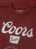 Coors "Golden, Colorado" Logo T-Shirt - Red by Tee Luv