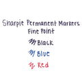 Sharpie Retractable Permanent Marker, Fine Bullet Tip, Blue