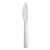 Dart Bonus Polypropylene Cutlery, Knife, White, 5", 1000/Carton