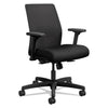 HON Ignition 2.0 4-Way Stretch Low-Back Mesh Task Chair, Supports Up to 300 lb, 16.75" to 21.25" Seat Height, Black