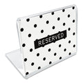 Universal Mini Table-Top Sign, 1.5 x 2, Clear