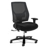 HON Crio Big and Tall Mid-Back Task Chair, Supports Up to 450 lb, 18" to 22" Seat Height, Black