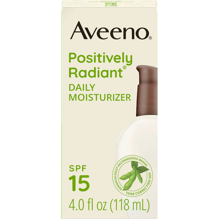 Aveeno® Positively Radiant® Daily Facial Moisturizer – SPF 15 (4 fl oz) by Pasteur Pharmacy