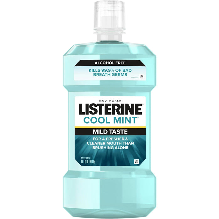 Listerine® Zero Alcohol Mouthwash – Cool Mint (33.8 fl oz / 1 L) by Pasteur Pharmacy