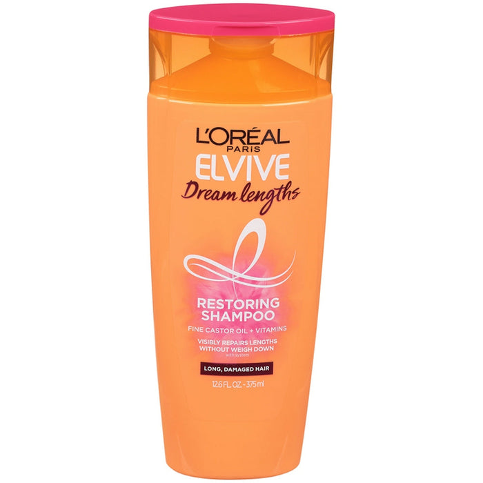 L'Oreal Paris Elvive Dream Lengths Restoring Shampoo For Long Damaged Hair, 12.6 Fl Oz by Pasteur Pharmacy