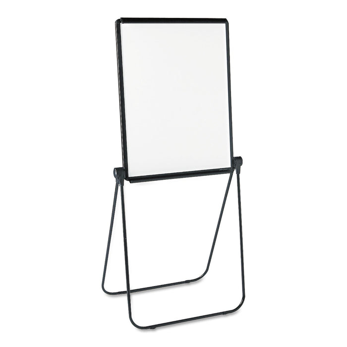 Quartet Ultima Presentation Easel, 27 x 34, White Surface, Black Frame