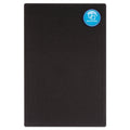 Quartet Oval Office Fabric Bulletin Board, 36 x 24, Black
