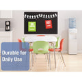Quartet Oval Office Fabric Bulletin Board, 48 x 36, Black