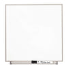 Quartet Matrix Magnetic Boards, Painted Steel, 16 x 16, White, Aluminum Frame