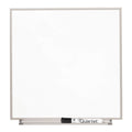 Quartet Matrix Magnetic Boards, Painted Steel, 16 x 16, White, Aluminum Frame