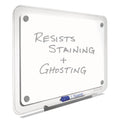 Quartet iQ Total Erase Board, 11 x 7, White, Clear Frame