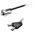 Kensington MicroSaver 2.0 Keyed Laptop Lock, 6 ft Steel Cable, Silver, 2 Keys
