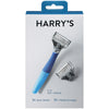 Harry's Ocean Blue Handle Razor for Men with 2 Blade Cartridges