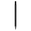 Universal Replacement Ballpoint Counter Pen, Medium 1 mm, Black Ink, Black, 6/Pack