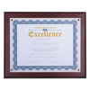 Universal Award Plaque, 13.3 x 11, Mahogany with Mahogany Border