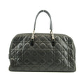 Christian Dior Canage Hand Bag Leather Gray Silver Hardware #3043 by Bolt Boutique
