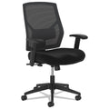 HON VL581 High-Back Task Chair, Supports Up to 250 lb, 18" to 22" Seat Height, Black