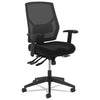 HON VL582 High-Back Task Chair, Supports Up to 250 lb, 19" to 22" Seat Height, Black
