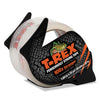 T-REX Packaging Tape with Dispenser, 1.88" Core, 1.88" x 35 yds, Crystal Clear