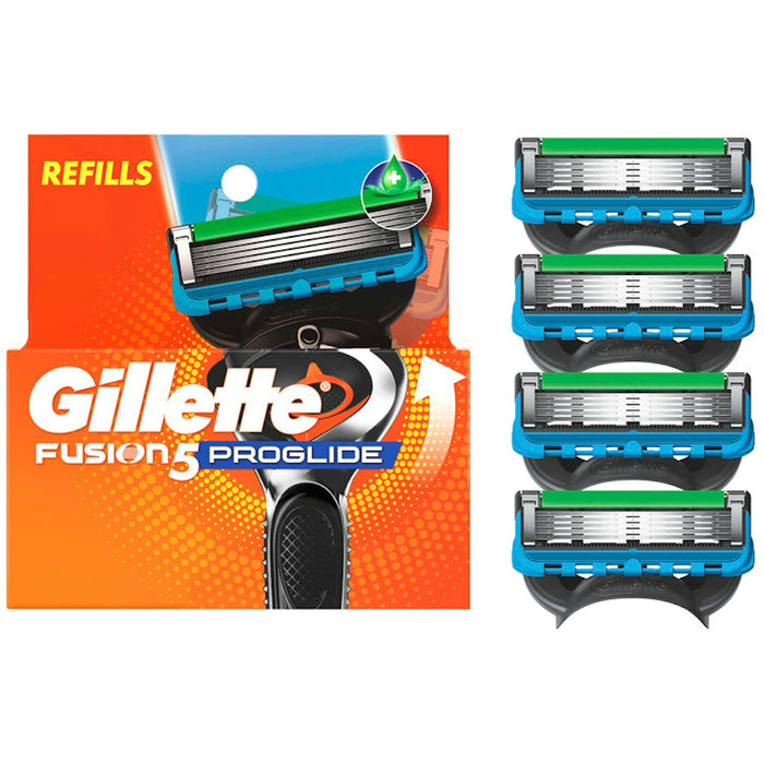 Gillette Fusion5 Pro Glide Razor Blades For Men, 4 Blade Refills by Pasteur Pharmacy