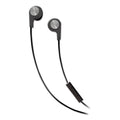 Maxell B-13 Bass Earbuds with Microphone, 52" Cord, Black